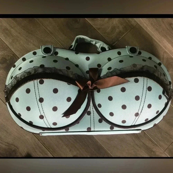 The Brag Company | Tiffany Blue Bra Bag  / Carrier - Picture 1 of 6